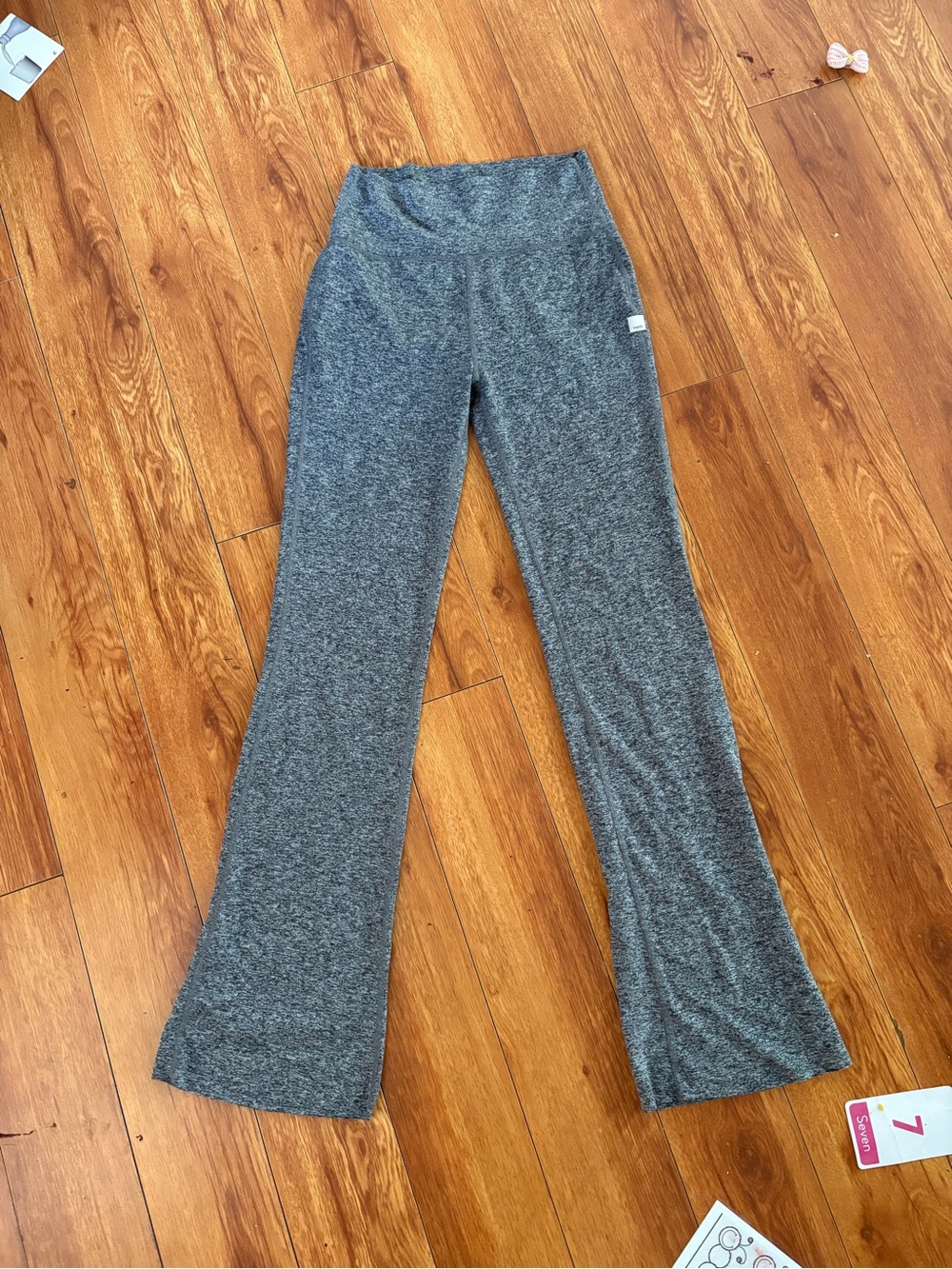 Vuori essential wide leggings Heathered dark grey